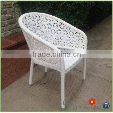 Chrysanthemum pattern rattan recliner alu. relax chair