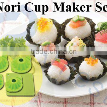 kitchenwarwe cookware utensils bento lunch box tools japanese food rice ball onigiri sushi nori cup maker set 75799