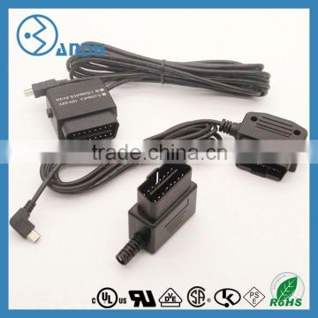 Chinese supplier : OBD connector OBD2 diagnostic male plug