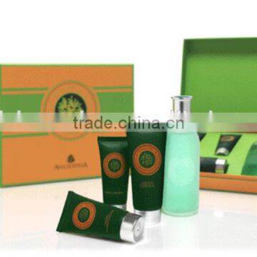 branded hotel amenities with gift box