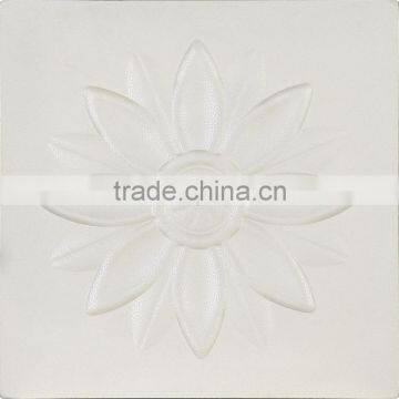 Interior Decorative 3D Effect Texture Wall Panel With Enamel Covering