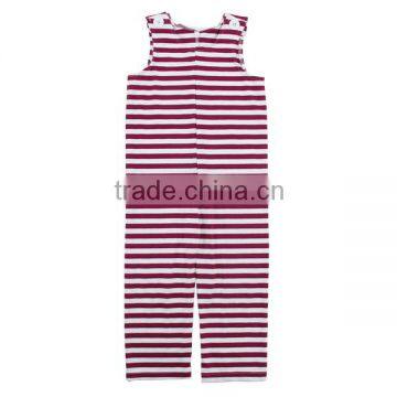 2016 Spring Summer Knit Stripe Baby Romper Manufacture Organic Cotton Pajamas Organic Cotton Baby Rompers Wholesale Baby Clothes photo-2