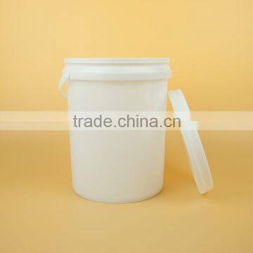 Cylindrical Plastic Barrels, 6kg Plastic Wood Coating Container, Buckets With Secure Seal Lid photo-3