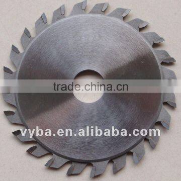 Twin TCT scoring saw blade for MDF board cutting