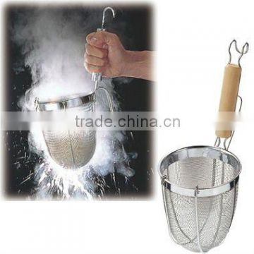 Noodle Colander with Wood Handle