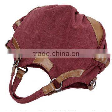 Wholesale Custom Canvas Lady Handbags With Leather photo-6