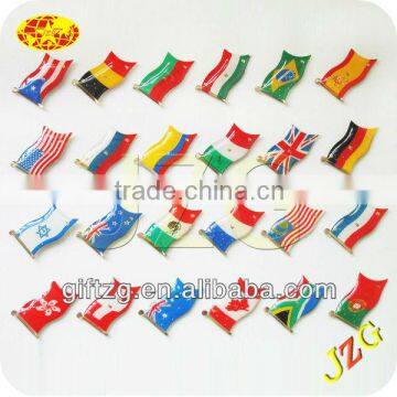 National flag lighting led mini flag badge