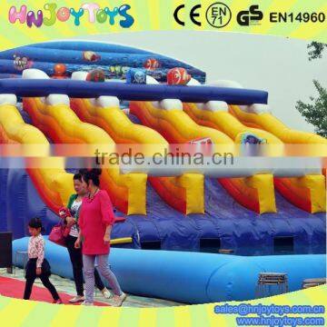 Trade Assurance inflatable water slide for kids and adults, giant inflatable water slide for adult