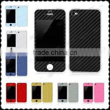 Carbon fiber skin for iphone 5