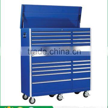 TJG-TC56K21S Tool Trolley Type 56 Inch Tool Cabinet Combo 21 Drawers Blue