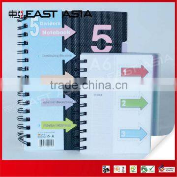 spiral binding pp cover notebook producer