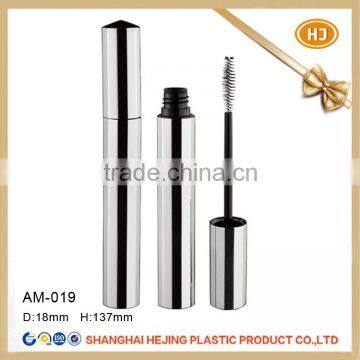 Empty polygonal aluminum mascara container