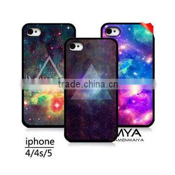 2014 newest fashion bright star various design options mobile phone cover for 4/4s/5