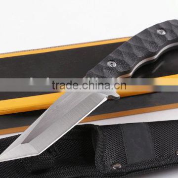 OEM outdoor camping hunting survial knife with ABS handle