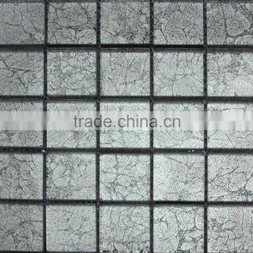 silver foil glass mosaic tile(PM4801)