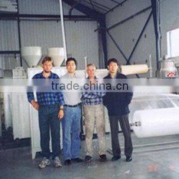 DFPEG1000-2000 two screw three layer air bubble film extrusion machinery