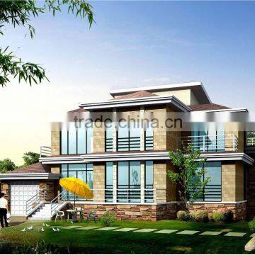 German high qualitystandard light steel prefabricated house