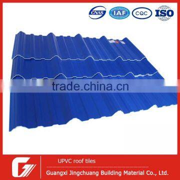 PVC Roofing Tiles corrugated 1 Layer plastic roofing sheet