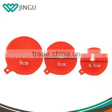 Round red PP Plastic Type and Specialty Tools Type Funnel