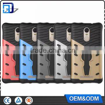 Low Price Mobile Phone Accessories TPU+PC Hybrid Armor Case For Xiaomi Redmi Note 3 Cover With Kickstand Paypal Accept