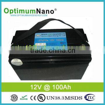 Deep cycle LiFePO4 Lithium IRon Battery 12V 100Ah