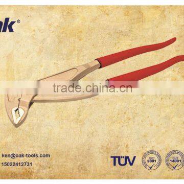 sparkless Beryllium Copper 10 INCH twin slip-joint water pump pliers with handle cover high quality supplier