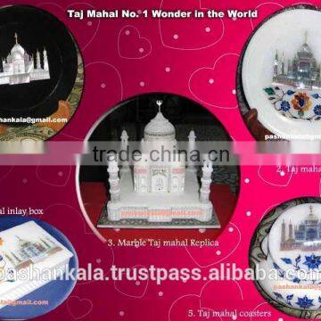 Lovely Handcrafted Marble Taj Mahal, Corporate Gift Exporter