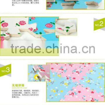 high quality colorful print bird EVA household foam mat