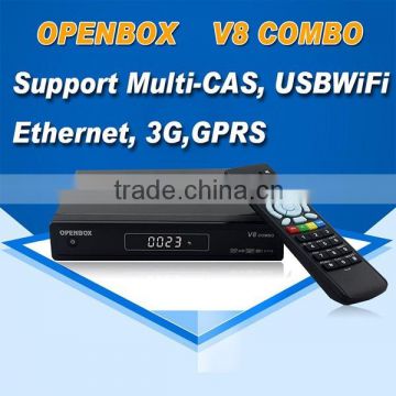 V8 Combo High quality and popular Satellite TV Receiver HD with Cccamd Newcamd Youtube Youporn USB Wifi VOD