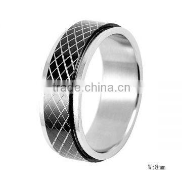 SRR8001 Mens Jewelry Rotating Mens Spinner Ring