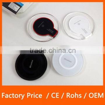 New Hot Selling Ultra Thin High Speed Wireless Charger Coil Charger for Samsung Galaxy S6 Edge
