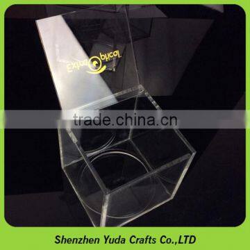 Best selling square plexiglass gift box acrylic dustproof box