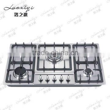 4 Burner Gas Stove Glass Top Gas Cooker