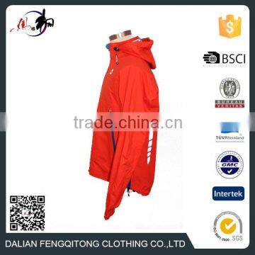 China Supplier OEM Available Waterproof Windproof Plus Size Men Hardshell Jacket photo-3