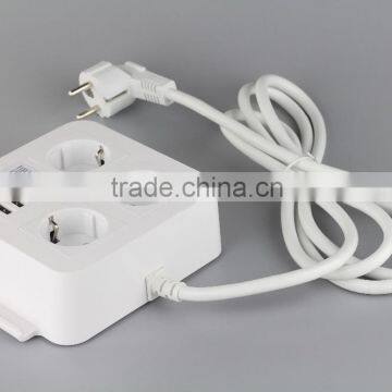 High Speed Charging 5V 8A France Korea Type Outlets With 4 Usb Port photo-3