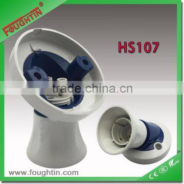 e27/b22 both fitted lamp holder angled type plastic lampholder