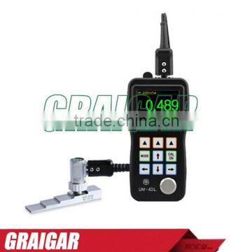 UM-4DL A-Scan Ultrasonic Wall Thickness Gauge Meter Tester w/Through Paint/Coating Function and Data Logger is Avaliable