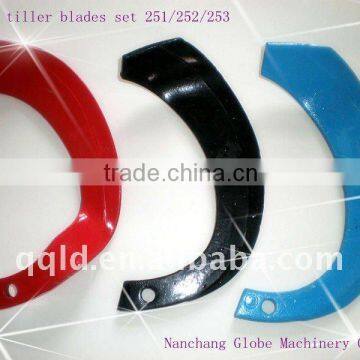 Agricultural machinery diesel tractor tiller blades set