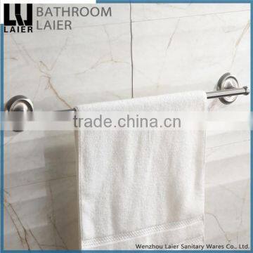 Huge Stock of Quality Zinc Alloy Beushed Nickel Bathroom Accessories Wall Mounted Single Towel Bar