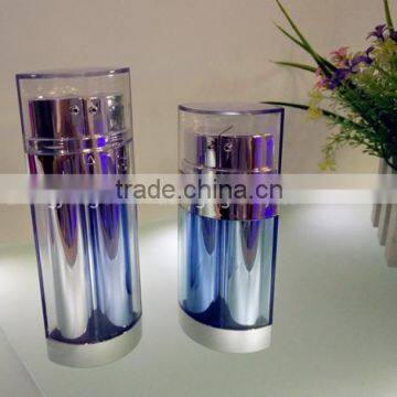 Plastic Oblate Dual Chamber Bottle Cosmetic Packaging JS-S01 photo-3
