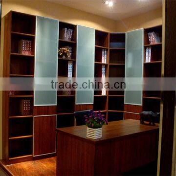 European style antique wood bookcase