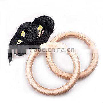 Wholesale Hot Sale Exercise Wooden Gym Rings PT228 photo-4