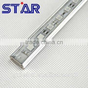 12v/24v Aluminum profile portable LED Rigid Bar 5050 72led/m 16watt IP33 non waterproof for under cabinet display illumination