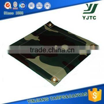 1000d pvc coated camo tarpaulin