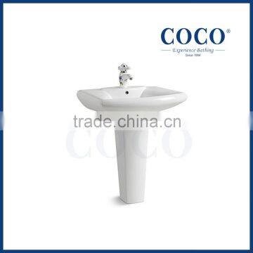 bathroom sqaure shape ceramic sink hand wash basin