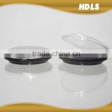 high quality cheap custom round plastic empty compact container case
