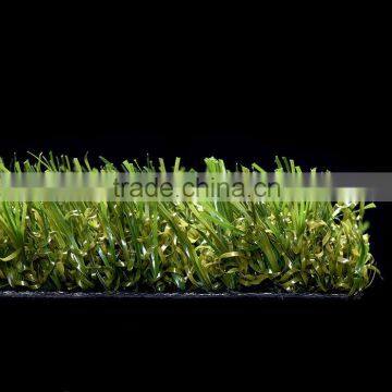 Two colors artificial grass lawn