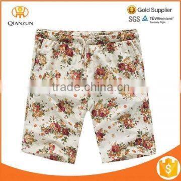 BLEND Mens FLORAL LINEN STRAIGHT FIT DRESS SHORTS