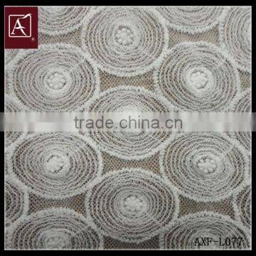 Fanshion Lace Embroidery Fabric on Mesh