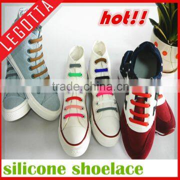 New design 2015 hot sale products popular silicone rope laces